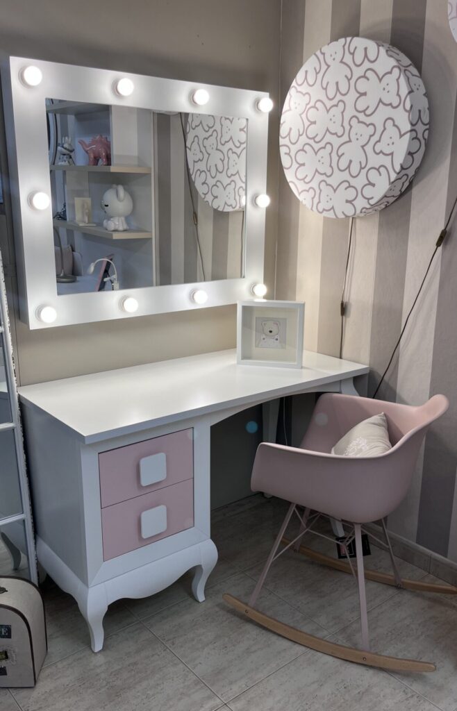producto mesa tocador con espejo camerino